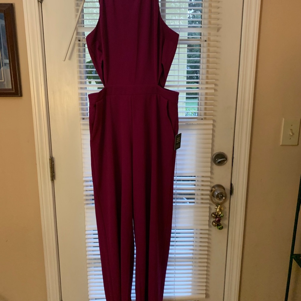 Beautiful jumpsuit with open sides.
